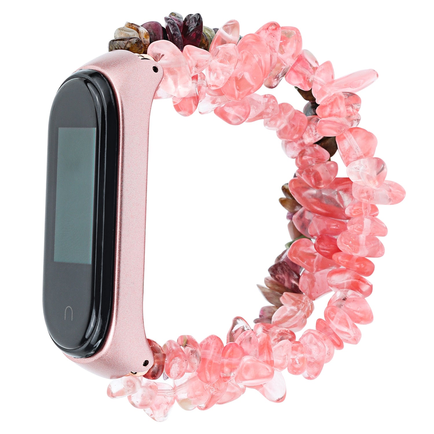 For Xiaomi Mi Band 3 4 Watch Strap Natural Stones Watch Band Replacement Wrist Band Bracelet For Xiaomi Mi Band 3 4 Watch Strap Natural Stones Watch Band Replacement Wrist Band Bracelet